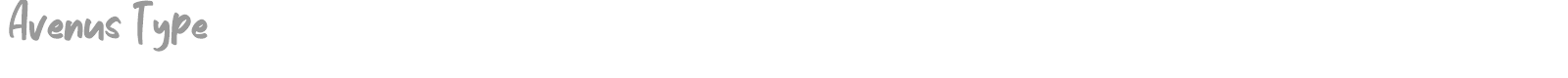 Avenus Type font preview